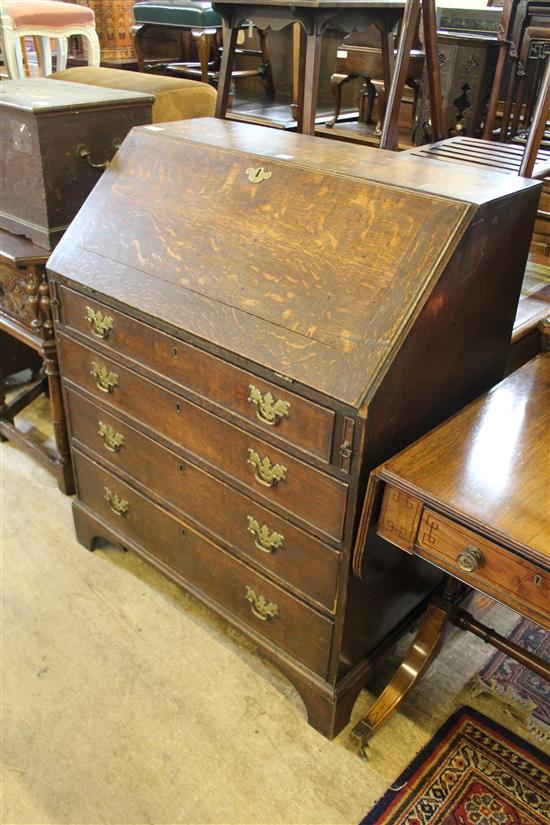 Oak bureau